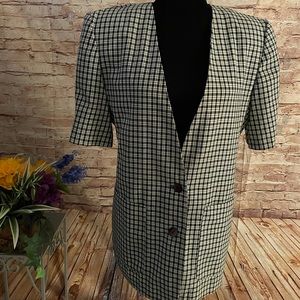 Short sleeve vintage blazer